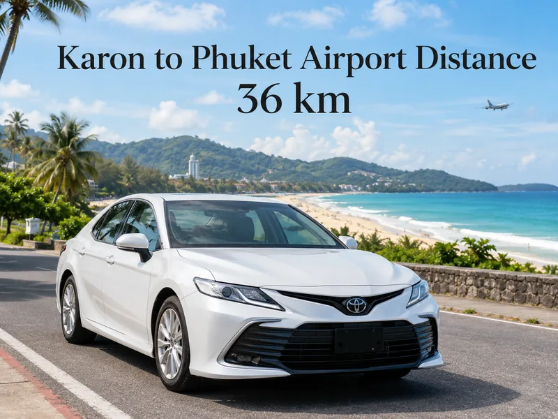 Taxi Karon Beach to Phuket Airport (HKT)