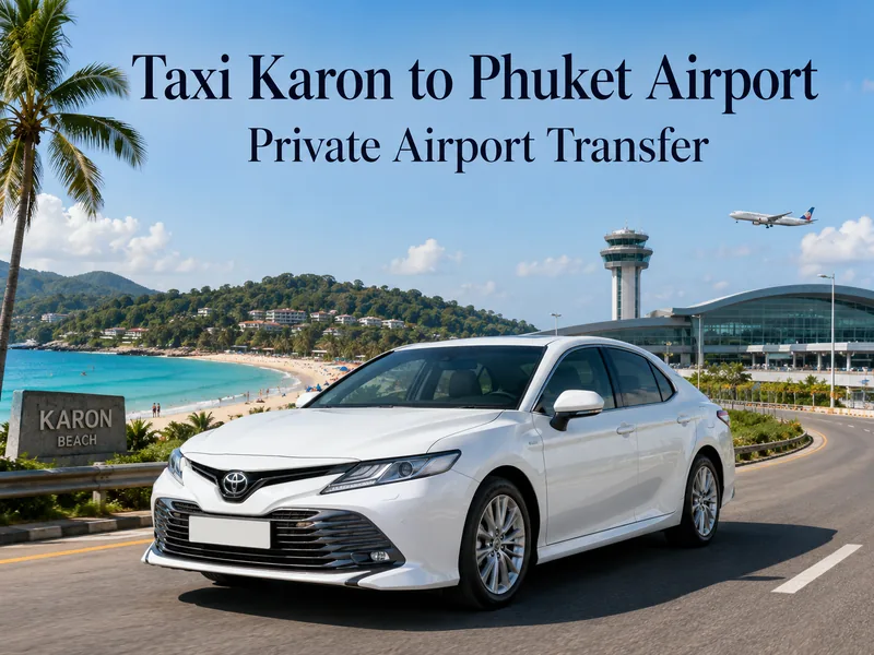 Taxi from Karon Beach to Phuket Airport (HKT)