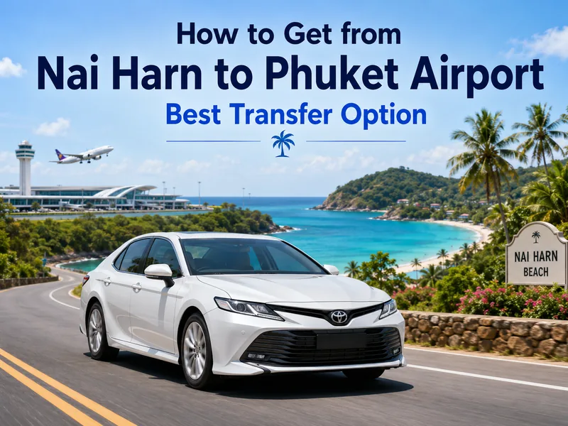 Taxi Nai Harn Beach to Phuket Airport (HKT)