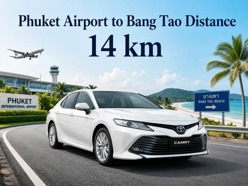 Taxi Phuket Airport (HKT) to Bang Tao Beach