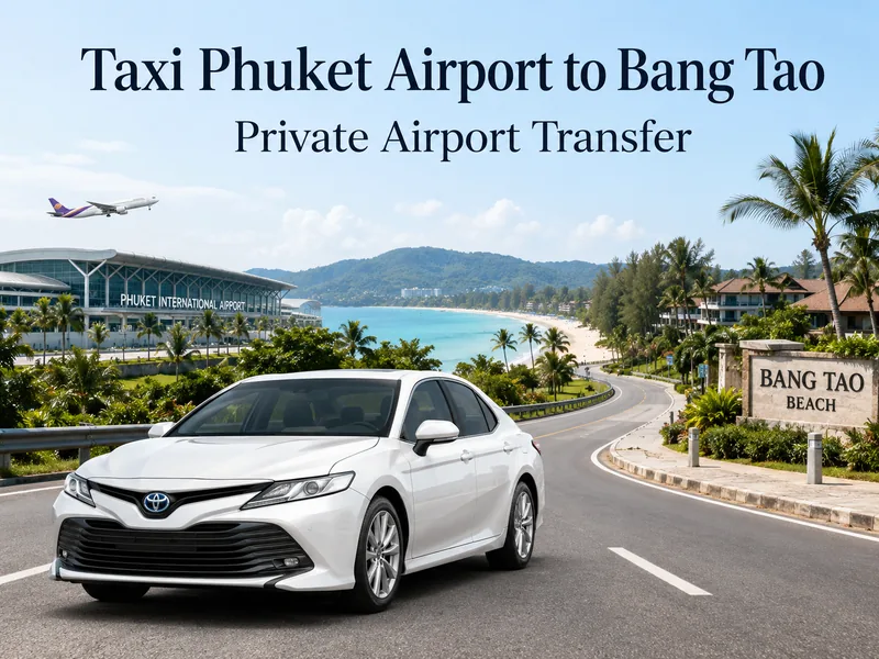 Taxi Phuket Airport (HKT) to Bang Tao Beach