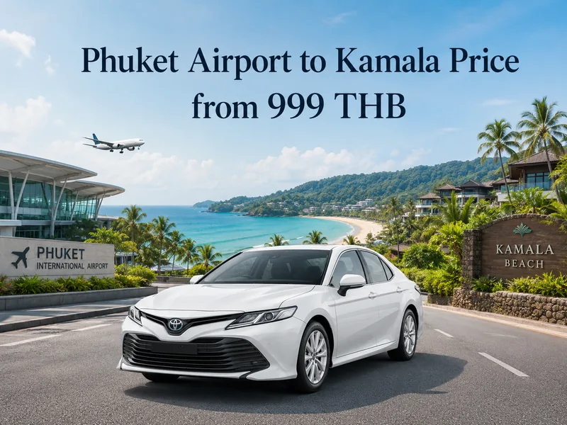 Taxi Phuket Airport (HKT) to Kamala Beach