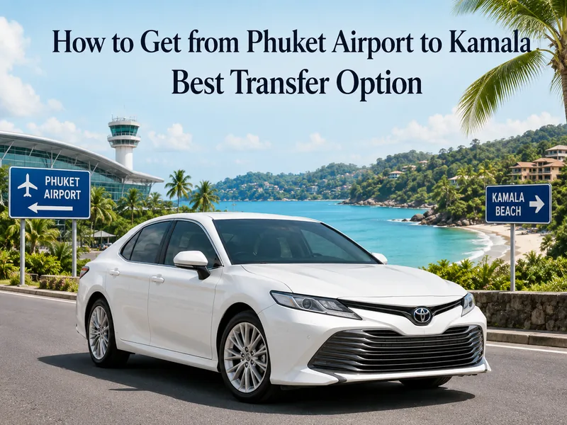 Taxi from Phuket Airport (HKT) to Kamala Beach