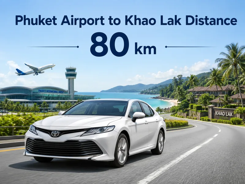 Taxi Phuket Airport (HKT) to Khao Lak