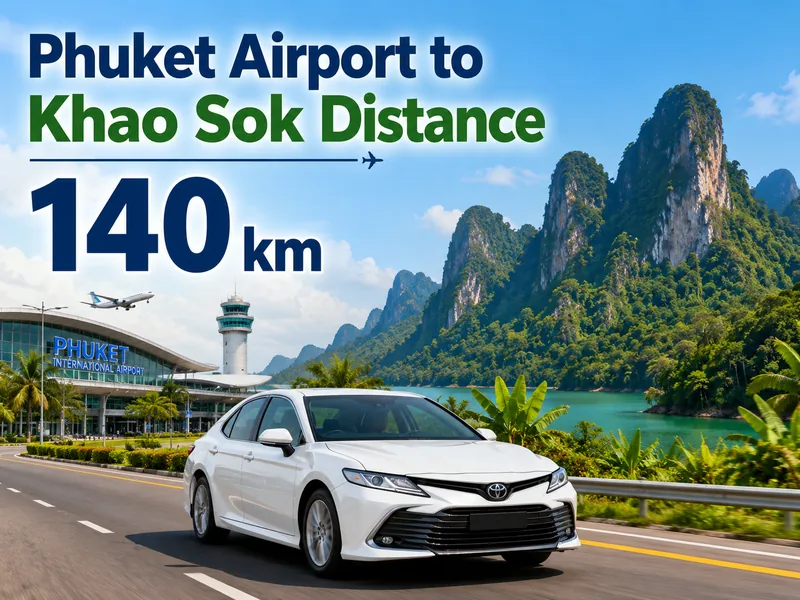 Taxi Phuket Airport (HKT) to Khao Sok National Park