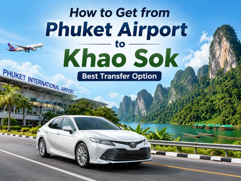 Taxi Phuket Airport (HKT) to Khao Sok National Park