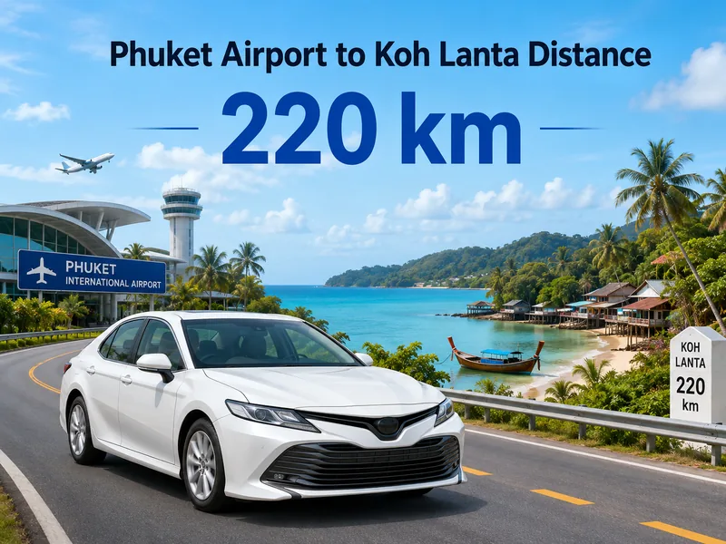 Taxi Phuket Airport (HKT) to Koh Lanta