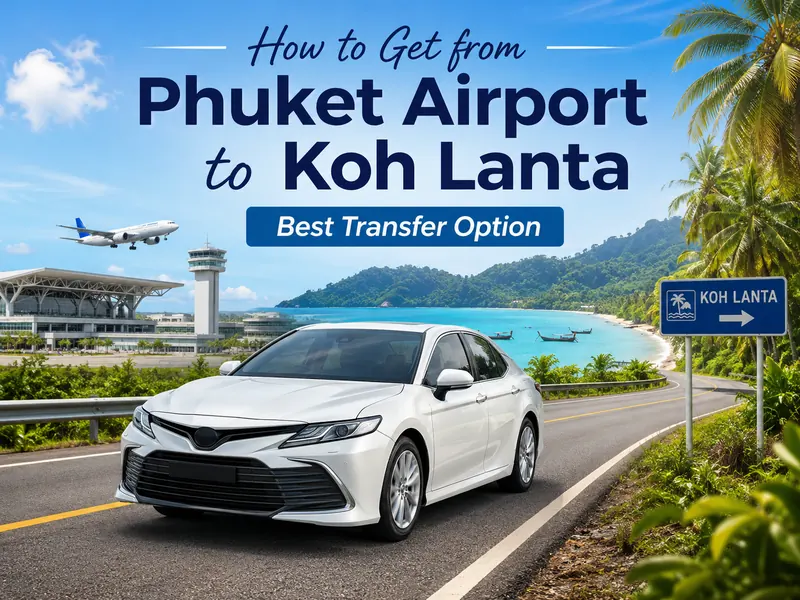 Taxi Phuket Airport (HKT) to Koh Lanta