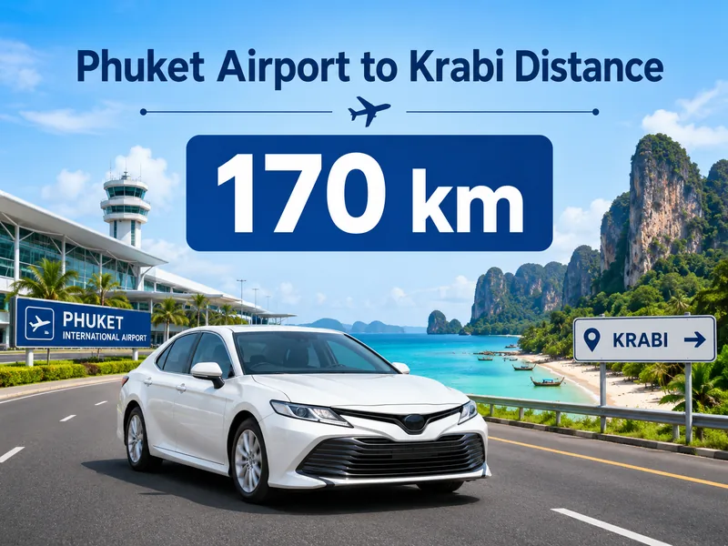 Taxi Phuket Airport (HKT) to Krabi