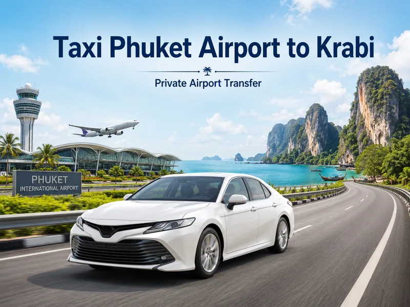 Taxi from Phuket Airport (HKT) to Krabi