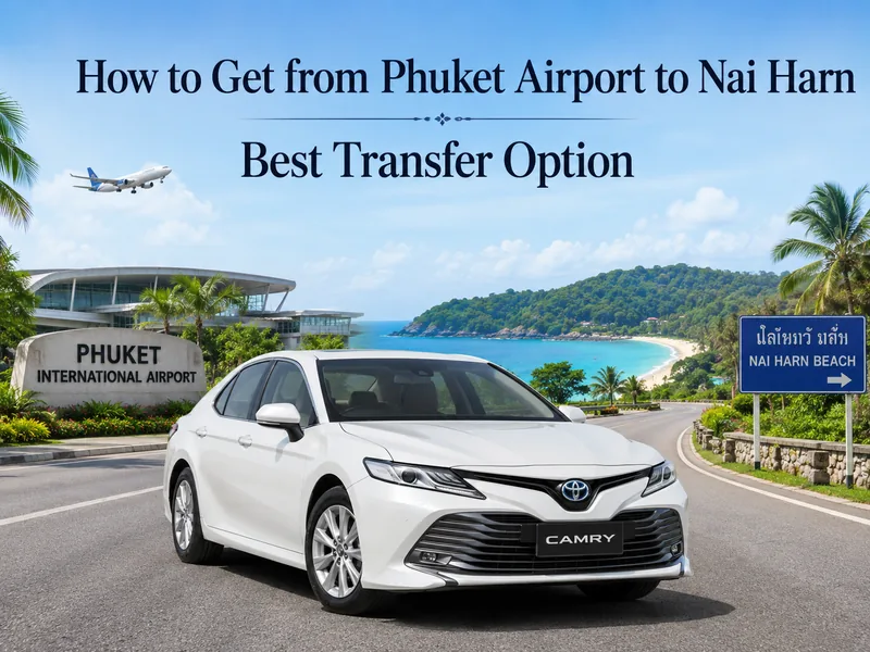 Taxi Phuket Airport (HKT) to Nai Harn Beach