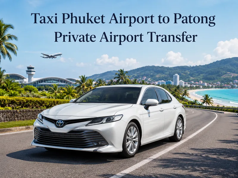 Taxi from Phuket Airport (HKT) to Patong Beach