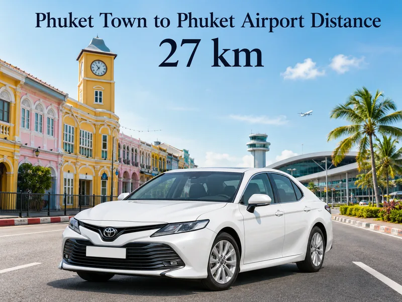 Taxi Phuket Town to Phuket Airport (HKT)